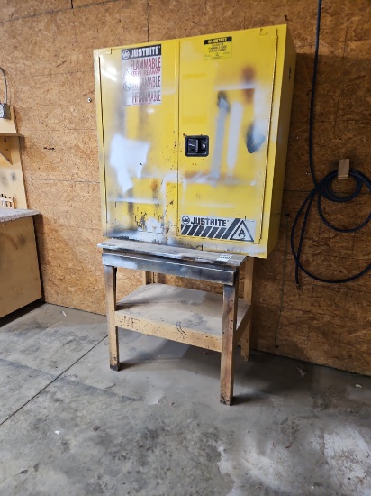 Justrite Sure-Grip EX Flammable Liquid Storage Cabinet with Mohawk Finishing Products