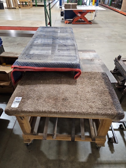(3) Assorted Wooden Rolling Carts