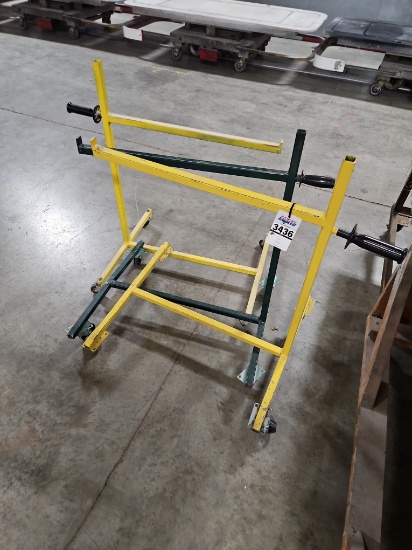 (3) Industrial Roll Dispensers on Casters