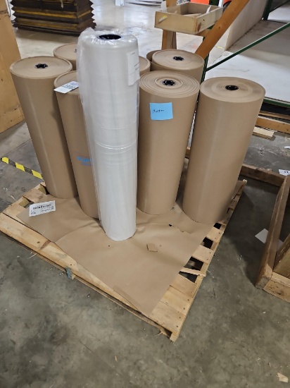 Ranpak PadPak Kraft Paper Rolls with Poly Bags, 150/RL, 38in x 57in