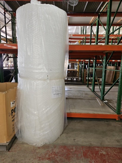 (2) Pregis Astro-Bubble AB-L PE Bubble Cushioning Rolls, 48" Wide x 250' Long