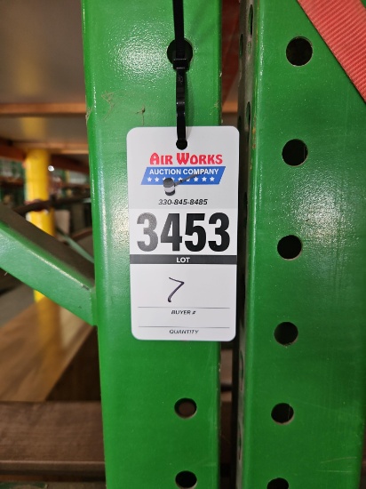 (7) Pallet Rack Sections, 18' Uprights & 8' Beams