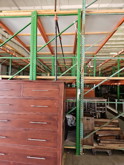 (4) Pallet Rack Sections, 12' Uprights & 12' Beams