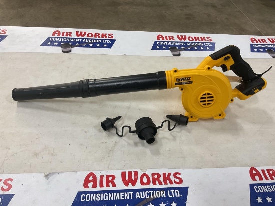 DeWalt DCE100 20V MAX Cordless Blower with Nozzle Attachments