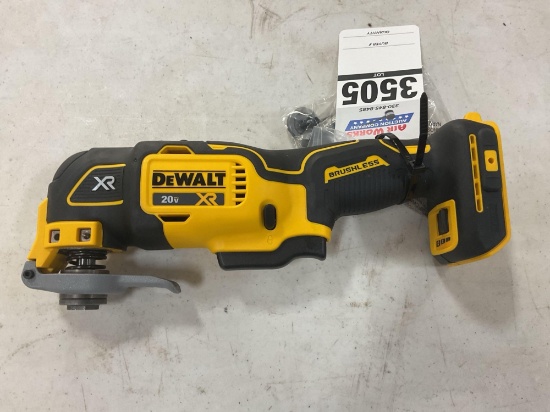 DeWalt DCS356 20V XR Brushless Cordless Oscillating Multi-Tool