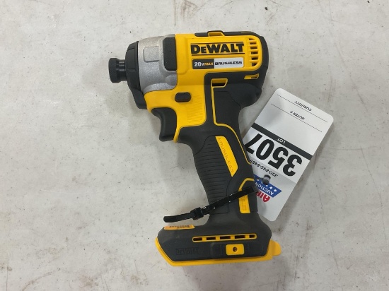DeWalt DCF787 20V MAX Brushless Cordless Impact Driver, 1/4 in., 0-2800 RPM