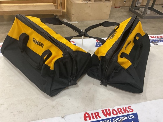 (2) DeWalt Heavy-Duty Contractor Tool Bags