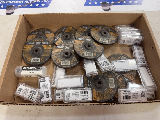 Blackstone 4" Grinding Wheels & Ormadus Utility Blades