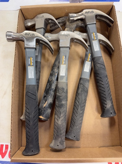 Box Lot, Rock River Claw Hammers