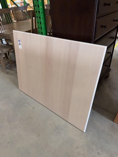 2 - 36 x 48 Maple Tabletops, Self Storing Leaves, Tops Only