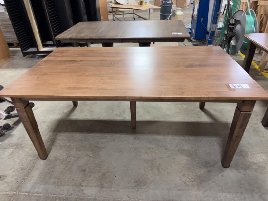 42 x 72 Maple Solid Top Dining Room Table