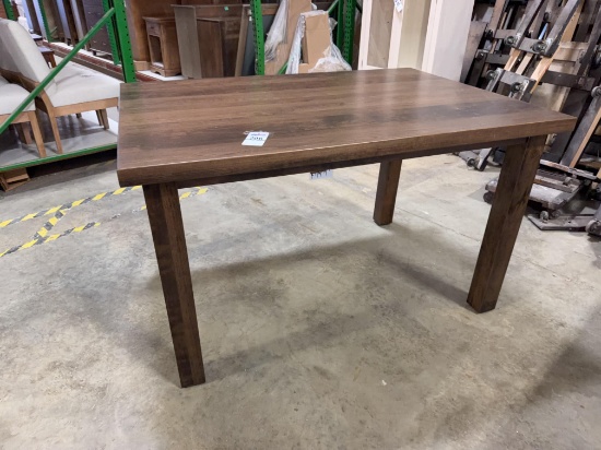 42 x 60 Cherry Counter Height Solid Top Table