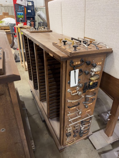 Maple Hardware Display Cabinet