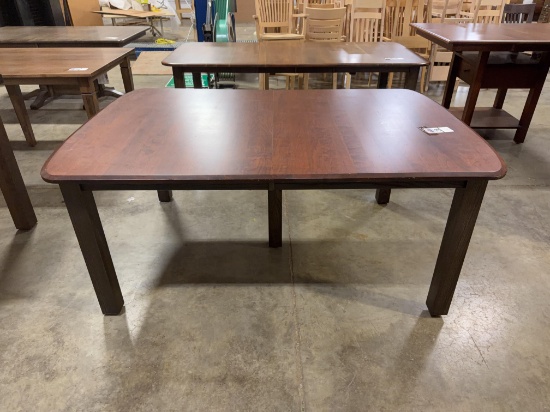 42 x 72 Cherry Dining Room Table, 2 Self Storing Leaves