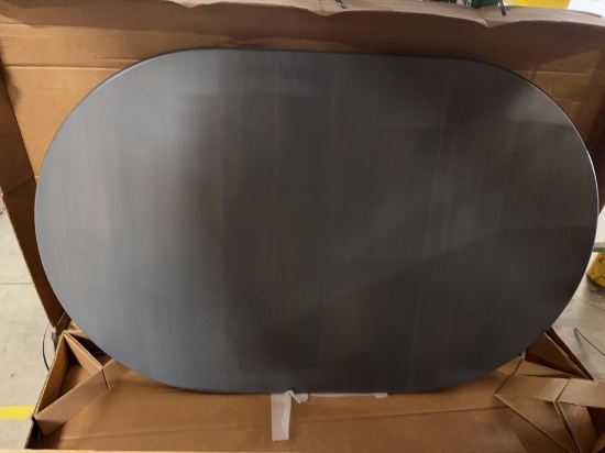 42 x 42 Maple Tabletop With 2 Self Storing Leaves, Top Only