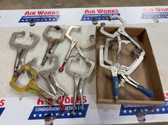 Box Lot, Locking C-Clamp Clamp, Qty 8
