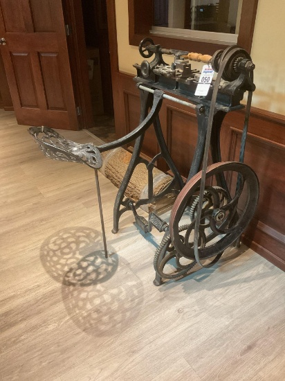 Vintage Pedal Powered Lathe