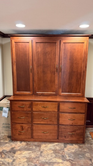 Large Two-Piece Storage Hutch