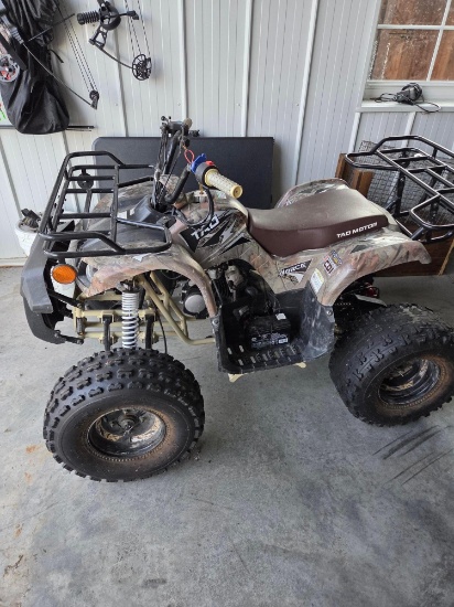 (Inv.30002) TAO Motor TFORCE 110 Youth ATV, Camouflage, Electric Start