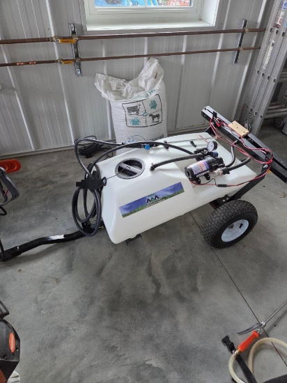 (Inv.30003) Master Manufacturing ATV Pull-Behind Spot Sprayer with 12V Pump and 6' Boom