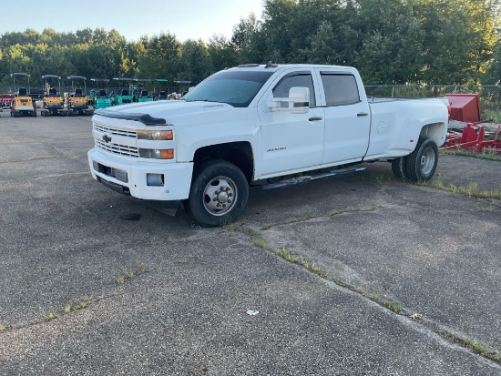 2016 Chevrolet Silverado Pickup Truck, VIN # 1GC4KYC80GF199649, Shows 154,253 Miles