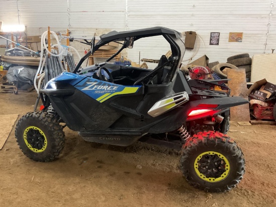 (Inv.30058) CFMOTO ZFORCE 950 HO EX Sport Side-by-Side UTV - 806 Miles, Runs and Drives Good