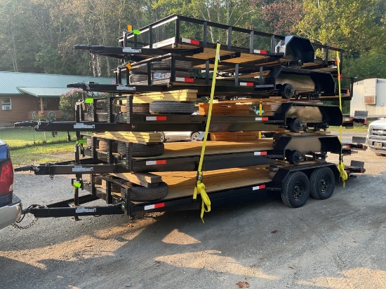 (Inv.30065) 2026 Just Trailers T20FD Car Hauler Trailer - 20 Ft. Tandem Axle - 7,000 LB GVWR
