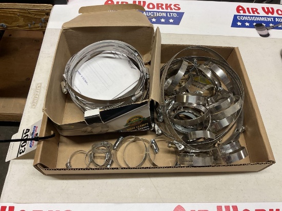 Stainless Steel Hose Clamps, Assorted Sizes