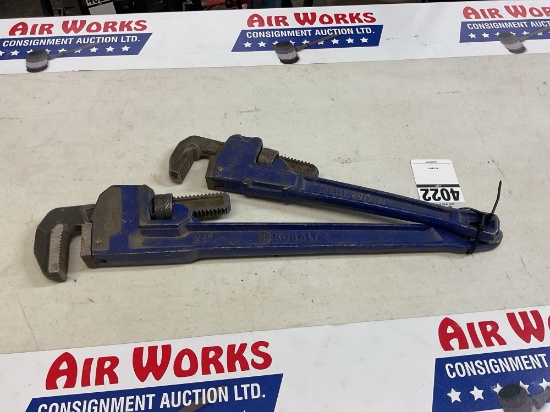 Kobalt 18" and 24" Heavy Duty Pipe Wrenches