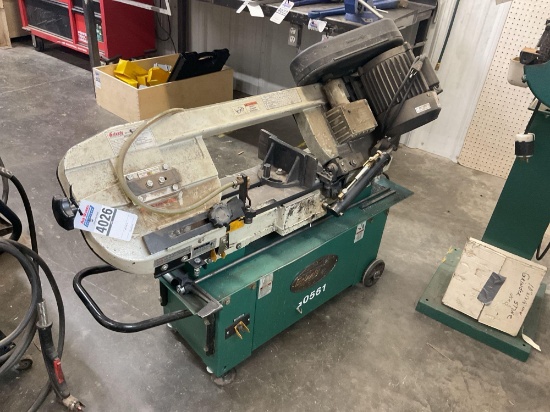 2014 Grizzly G0561 Horizontal Metal-Cutting Band Saw, 110/220 Volt 1 Phase