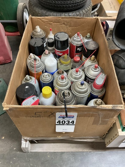 Assorted Aerosol Lubricants, Cleaners & Shop Chemicals