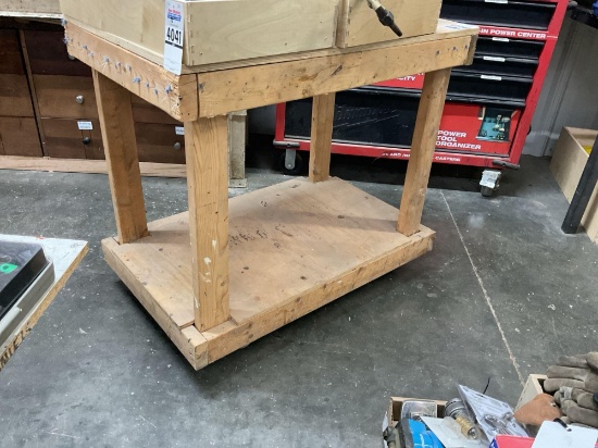 Wooden Cart, Contents Not Included