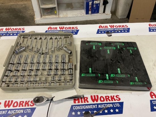 Crescent Socket & Wrench Set with ICON Torx Driver Set
