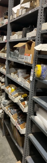 Shelf and Contents Industrial Electrical Components, Sensors, Switches & Spare Parts