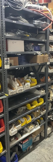 Shelf and Contents, Vinyl Tubing, Misc Air Fittings