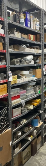 Shelf and Contents, Caulking, Oils and Lubricants, Fasteners