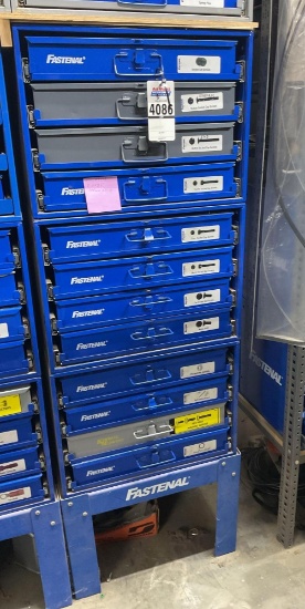 Fastenal Industrial Fastener Cabinet w/ Assorted Socket Set Screws & Hardware
