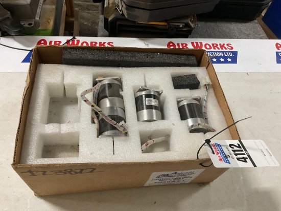 4 Anaheim Automation Brushless DC Servo Motors, Model BLWS233S-24V-4000