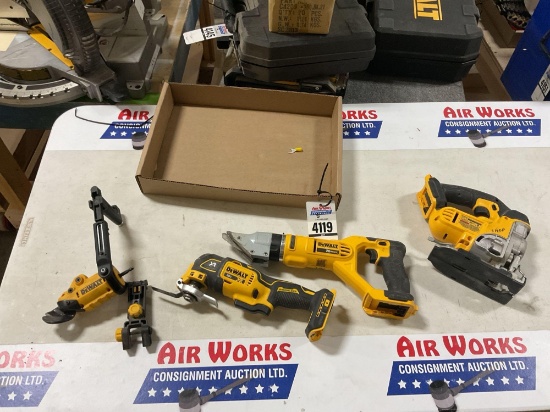DeWalt 20V MAX XR Multi-Tool, Metal Shears, Jigsaw & Drywall Cut-Out Tools