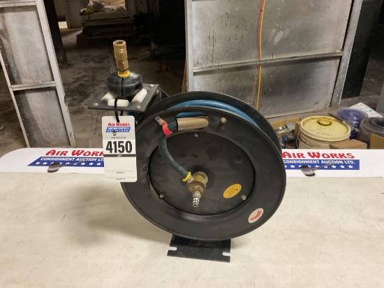 Central Pneumatic Retractable Air Hose Reel w/ 25 Ft. Air Hose