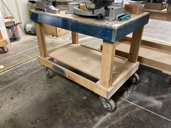 Wooden Cart, Contents Not Included