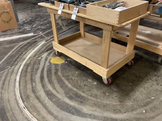 Wooden Cart, Contents Not Included