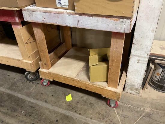 Wooden Cart, Contents Not Included
