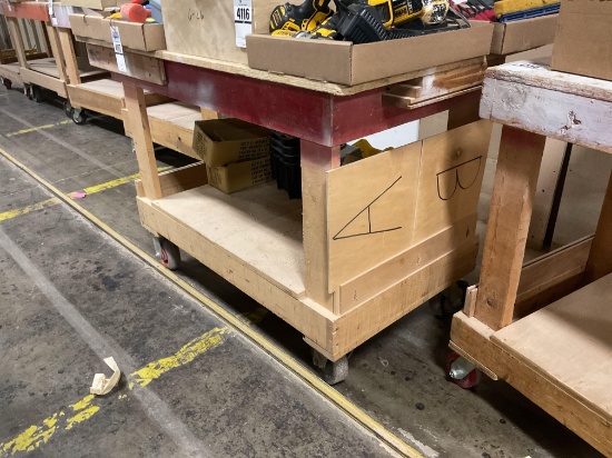 Wooden Cart, Contents Not Included