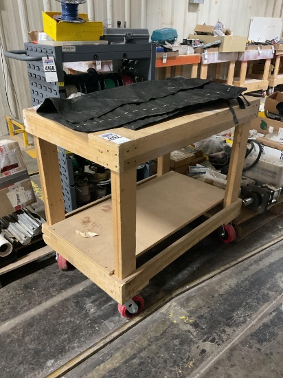 Wooden Cart, Contents Not Included