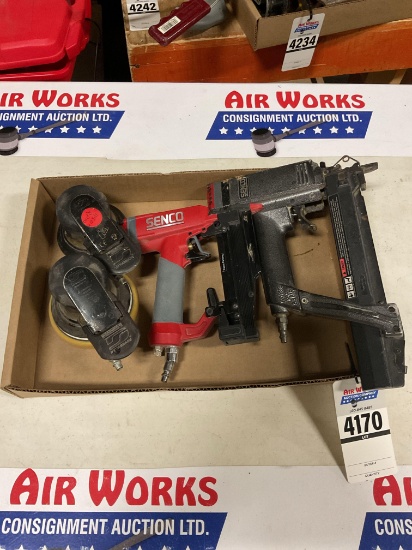 SENCO Pneumatic Brad Nailer, SENCO Finish Nailer & 2 Dynabrade Air Sanders