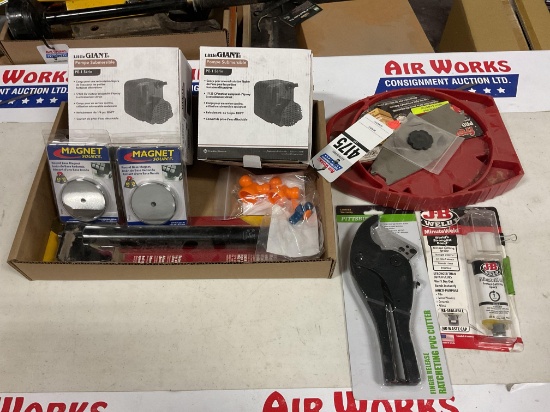 Little Giant Submersible Pumps, Magnet Source Base Magnets, PVC Cutter & Dado Blade Set