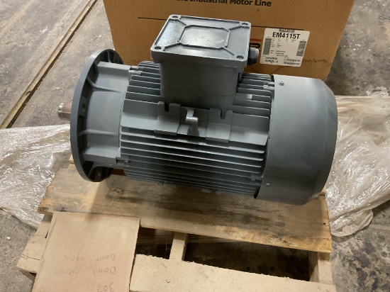 New Unused Electro Adda MOT3-FC180MT-2 22kW Electric Motor, 2940 RPM, 3-Phase, IP54