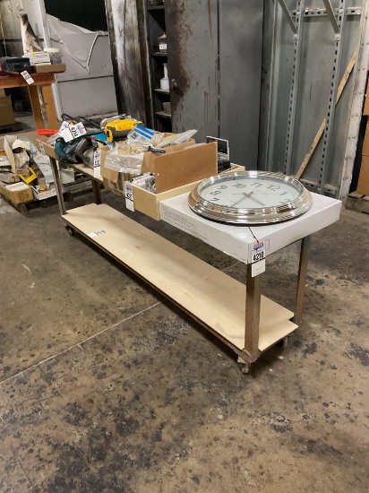 Metal Frame Shop Cart