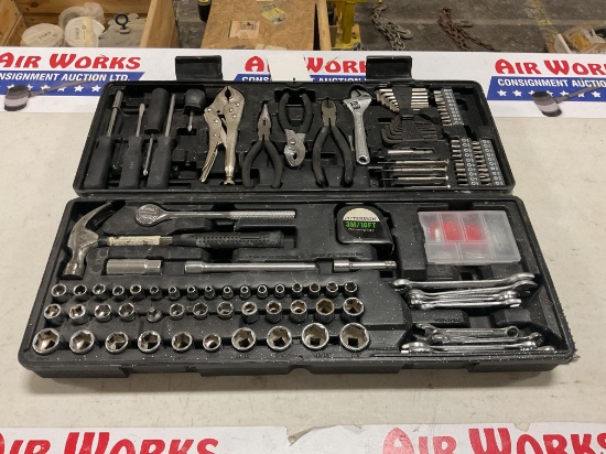 Master Mechanic Tool Set with Sockets, Wrenches, Pliers & Screwdrivers